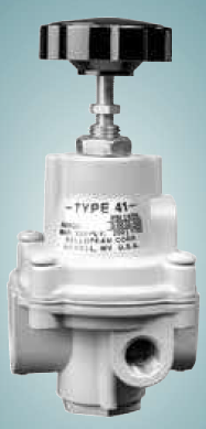 [960-170-087] Regulator Type 41-1 w/ Bracket & Pressure Gauge, 0-30PSI/KPA