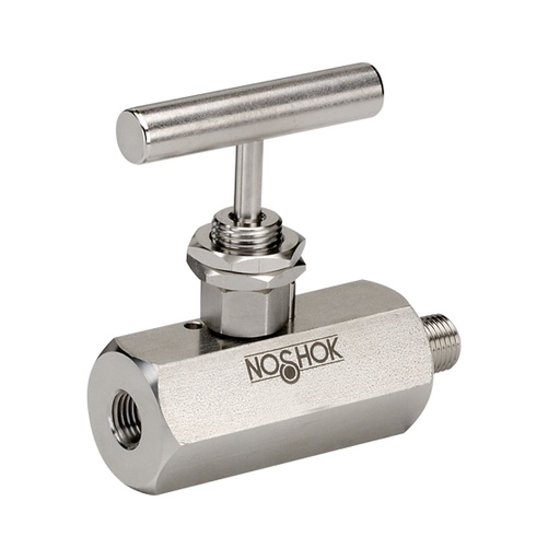 [412-FFS-ST] 400 Series Standard, Hard Seat Needle Valve, 1-1/2" NPT, Female x Female, 316 SS, 0.438" Orifice w/SS Tag