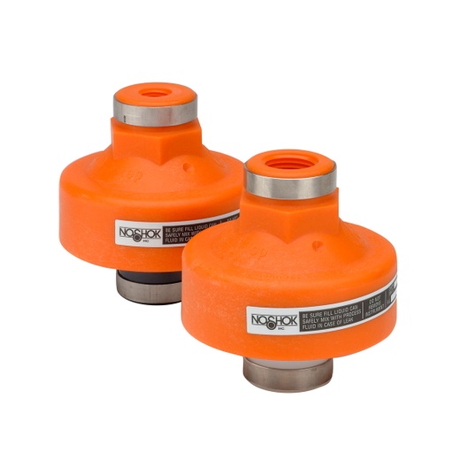 [5-02PP-E-04KN] Type 5 Non-Metallic, Non-Replaceable Diaphragm Seal, 1/4" Instrument, 1/2" Process 