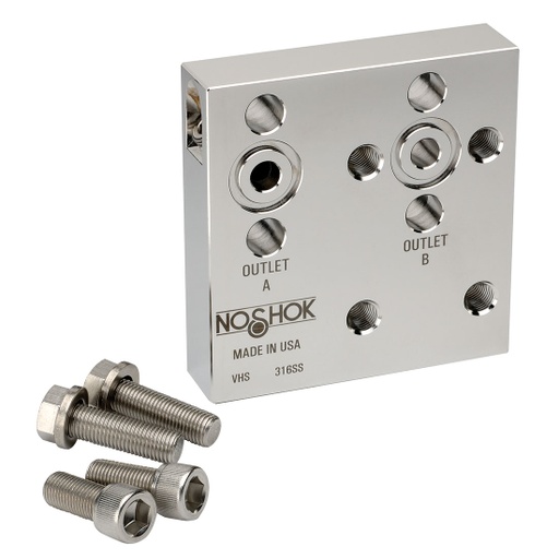 [VHC] Steel Vertical to Horizontal Manifold Adapter