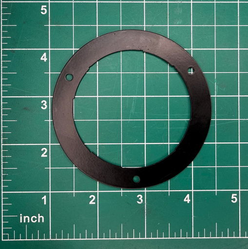 [25-1-STEEL-FF] 2.5" Steel Front Flange, Black, for 110 Series