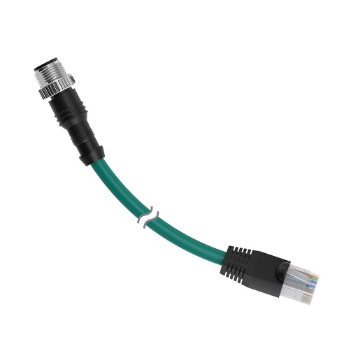 [806414] Cordset D-Code M12 to RJ45 Double Ended (STP-M12D-406)