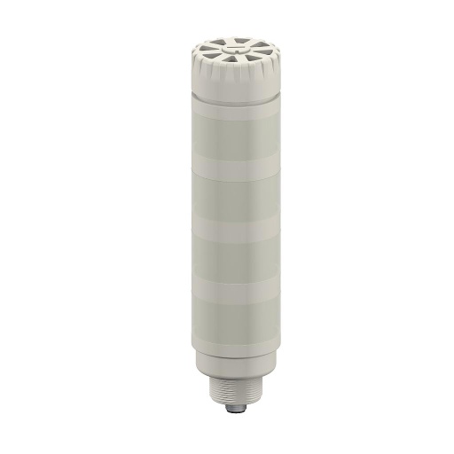[806774] TL50 Pro Tower Light with IO-Link Sealed Omin-directional Audible with Volume Adjust, Gray Housing: 4-Segment (TL504AOSIKCQ)