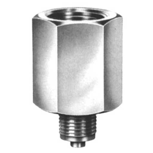 [1652990] 910.14.300 Series Siphon Coupling, Stainless Steel, 1/4" NPTF to 1/4" NPTF