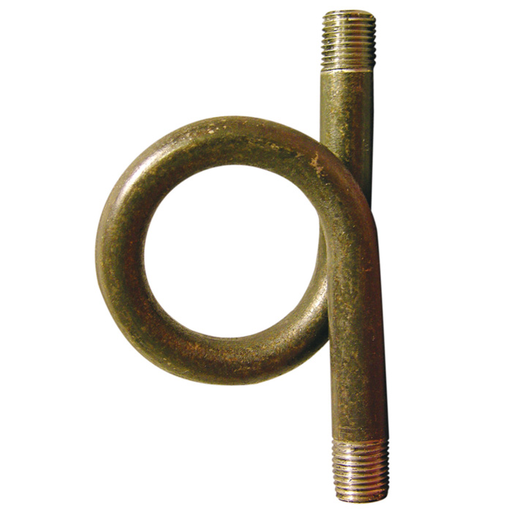 [4362719] Wika 910.15.100 Series Pigtail Siphon, Sch 80 316 SS, 1/2" NPT, 2600 psi