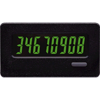 [CUB7CCG0] CUB Series CUB7 8-Digit Counter, Low Voltage Input, Green Backlighting