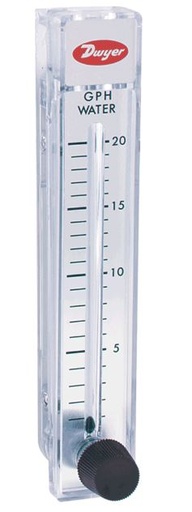 [RMC-121-SSV] VA Flowmeter, 1-10 SCFM Air, Stainless Steel Valve, 1/2" NPT