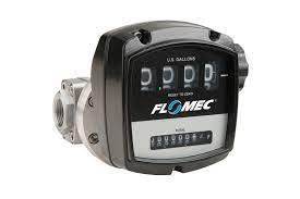 [OM040A001-820M4] Flomec OM Series Oval Gear Mechanical Meter, 1.5" NPT, 4-66 GPM