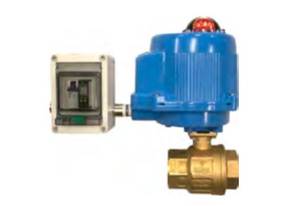 [8P760139-3] Bonomni, 3"NPTF Brass Ball Valve, Pneumatic Actuator Fail Close