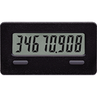 [CUB7TCS1] CUB Series 8-Digit Timer, Low Voltage SRC Input, Reflective Display