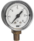 [9747230] 111.10 Series Brass Dry Pressure Gauge 0-30PSI