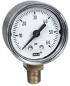 [9747249] 111.10 Series Brass Dry Pressure Gauge 0-60PSI