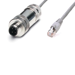[CAT5E-M12-RJ45-35] N-Tron 35' CAT5E-M12-RJ45 Cable