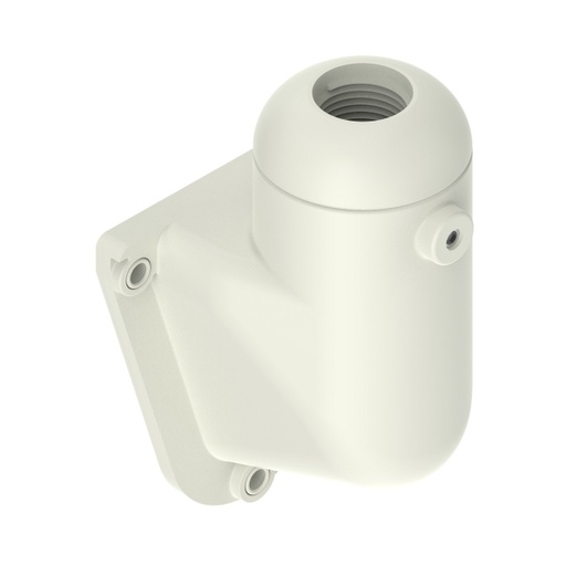 [18351] Banner Bracket: Indicator Light Mounting; Right-Angle; Fits 1/2 in NPSM Pipe; Color: Gray (LMBE12RAC)