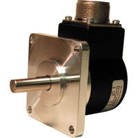 [ZNH1200H] ZNH Series, 2.5" Flange Mount Shaft Encoder, Quadrature Out, 1200 PPR