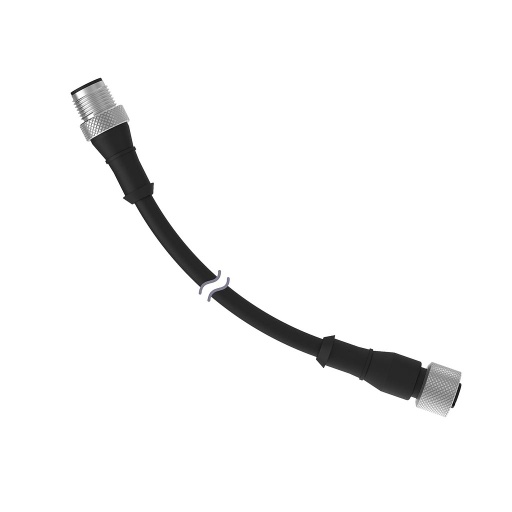[81301] Cordset A-Code M12 to A-Code M12 Double Ended (MQDEC-430SS-PUR)