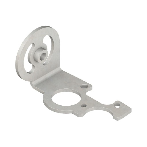 [82546] Banner Bracket OPTIONAL for iVu Sensor TG; Left mount Right-Angle Bracket; Stainless Steel includes Hardware (SMBIVURAL)