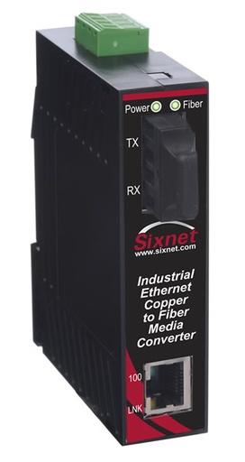 [SL-2ES-2SC] SL Series, 2-Port, Sixnet SL-2ES Media Converter, SC 4km