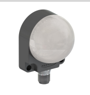 [83435] Banner K50 Series EZ-LIGHT: 3-Color General Purpose Flat Pack Indicator; Voltage: 18-30 V dc; Environmental Rating: IP67; IP69K; Input: PNP; Colors: Green Red Yellow; 4-pin M12 Integral QD (K50FLGRYPQ)