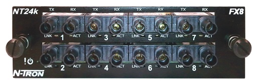 [NT24K-FXE8-ST-40] NT24k Series, N-Tron NT24k® Module-100BaseFX Singlemode ST-40km