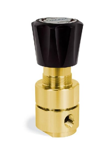 [44-3210H263-001] Pressure Reducing Regulator, Brass Body, 1/2" NPT In/Out, 500 PSIG Max Inlet Pressure, 0-25 PSI Outlet, 1/4" NPT Outlet Gauge Port