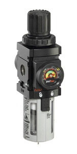 [P39124-600] ARO Miniature Filter/Regulator-Gauge 1/4" 0-140PSI