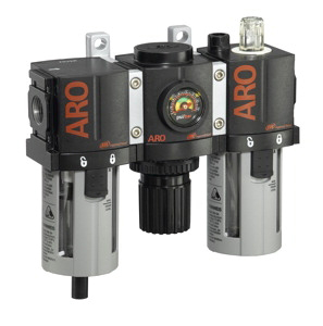 [C38231-800] ARO Compact Filter-Regulator-Lubricator 3/8" 0-140PSI