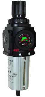 [P39354-610] ARO Piggyback Air Filter/Regulator-Gauge-Metal Bowl 3/4"