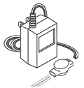 [WMPSK] Wall Mount Power Supply Kit, 115VAC/12VDC, with Connector, for DR Gauges