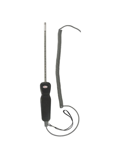 [AP1] Thermo Anemometer Air Velocity & Temperature Probe With Coiled Cable, 8" Insertion Length