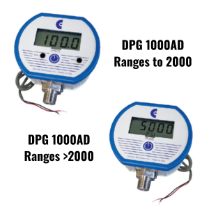 Cecomp DPG1000AD Series Low Voltage Powered Digital Pressure Gauge