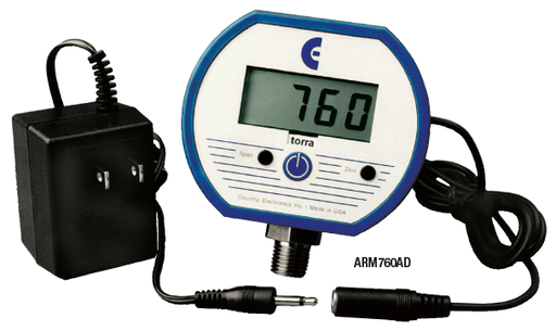 Cecomp ARM760AD Series Low Voltage 760 Torr Absolute Vacuum Gauge w/115 VAC/12 VDC Adapter