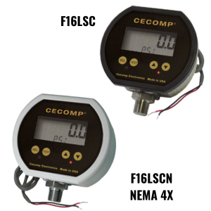 [F16LSC3PSIG] Cecomp F16LSC Series 2-Wire Loop Powered Digital Pressure Transmitter w/Display Backup