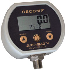 [F22BN30INHGA-5-FP] Cecomp F22BN FP Series NEMA 4X Battery Powered Absolute Vacuum Gauge for Food Processing