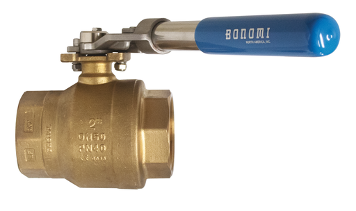 250NLF SRL Lead Free Series, Full Port Brass Ball Valve FNPT Threaded w/ ISO 5211 pad for Actuators