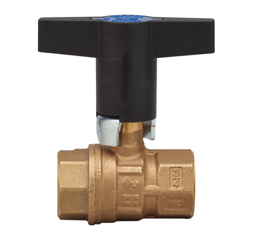 161N LFPT Lead Free Series, Compact Style, Brass Ball Valve, FNPT Threaded, Full Port
