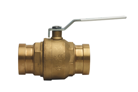 1670XLC LF Lead Free Series, Full Port, Brass Ball Valve w/ EURO-PRESS Ends and Lever Handle