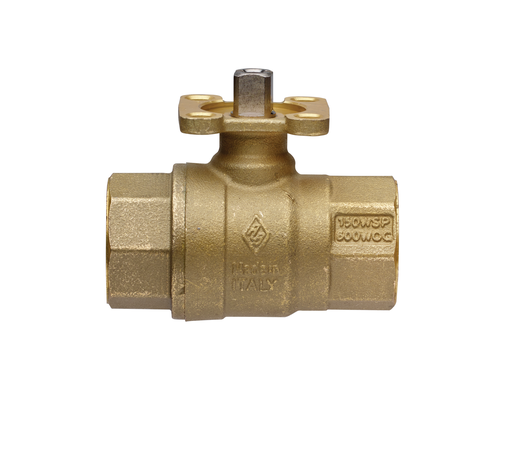 250NLF / 253NLF, Lead Free Series, Full Port, Brass Ball Valve FNPT Threaded‎ w/ ISO 5211 Pad for Actuators
