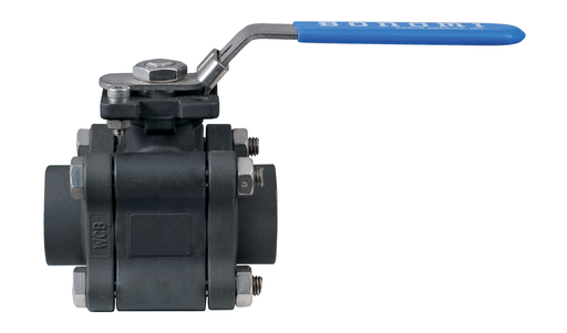 630LL / 631LL / 632LL North America Series Full Port High Performance 3 pc. Carbon Steel Ball Valve w/ Locking Lever and ISO 5211 Mounting Pad