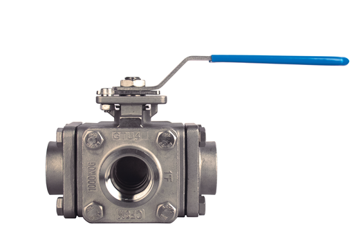 97L / 97T / 97X North America Series 3-Way Cavity-Filled, Direct Mount, Stainless Steel Ball Valve, NPT Threaded