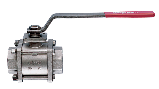710190-V36-V6-V9 Radiamont V-Ball Series 3 pc. Stainless Steel FNPT 30-60° V-Ball Valve