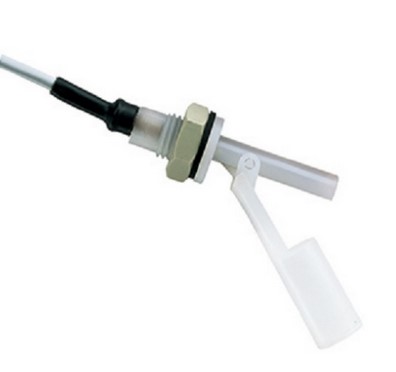 [NKP-6501-3M] Kobold Float Switch, Kynar (PVDF), M16 Bulkhead, 3 Meter Cable