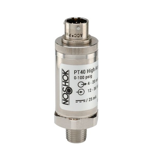 NoShok PT40 Series High Accuracy, Fixed Range Pressure Transmitter