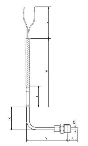 [52793586] Wika TR40 Cable RTD sensor (MI-cable)