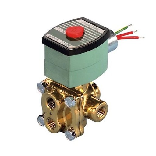 342 Series 4-Way General Service, Single Solenoid Valve