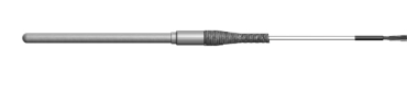 [R1T185L282-002-00-16-F3A012-2] Pyromation RTD Assembly, Single 2-Wire, 1/8" OD x 2" Sheath, 12" Fiberglass Leads (2" Split, 1/4" Stripped) w/Heat Shrink Tubing