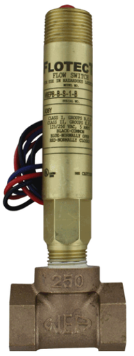 [V6EPS-S-D-3-S] Series V6 Flotect, Mini-Size Flow Switch, SS, 1" NPT, DPDT