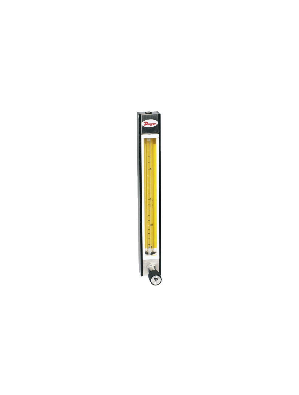 [DR220282] Direct reading glass flowmeter, 316 SS float, flow rate 16 SCFH air