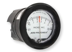 [MP-010] MINI-PHOTOHELIC DIFFERENTIAL PRESSURE SWITCH/GAGE 0-10" WC
