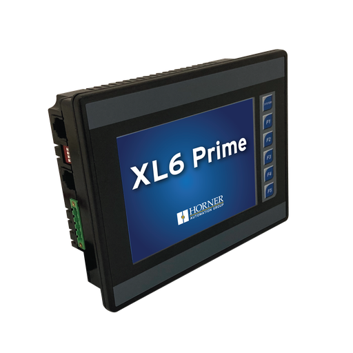 [HE-XPL1E6-603] XL6 Prime Controller 5.7" with Improved Performance, 12 DC In, 12 DC Out, 6 Analog In (mA/V/Tc/mV/RTD), 4 Analog Out, With Display Heater and With screw type I/O terminals